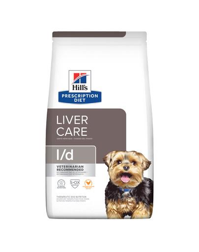 HILL'S Prescription Diet Canine l/d 4 kg pre psy s ochorením pečene