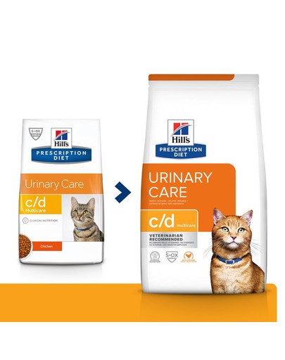 HILL'S Prescription Diet C/D Multicare Feline With Chicken 3 kg