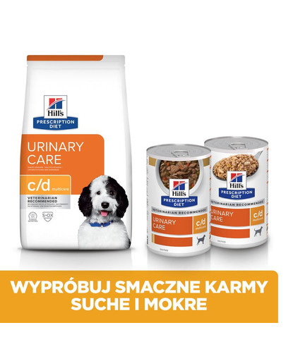 Hill's PRESCRIPTION DIET c/d Multicare suché krmivo pre psov s kuracím mäsom pre starostlivosť o močový systém 1,5 kg