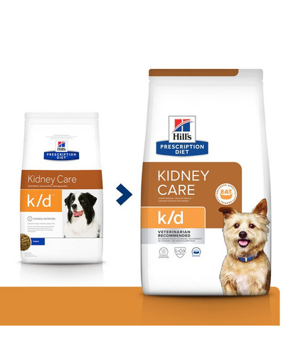 HILL'S Prescription Diet Canine k/d 1,5 kg krmivo pre psy s ochorením obličiek