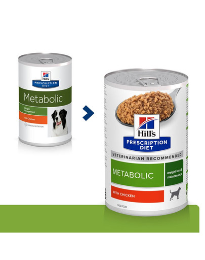 HILL'S Prescription Diet Canine Metabolic - Konzerva pre psov s nadváhou 370 g