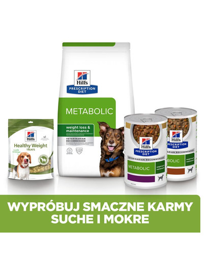 HILL'S Prescription Diet Canine Metabolic - Konzerva pre psov s nadváhou 370 g