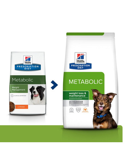 Hill's PRESCRIPTION DIET Metabolic suché krmivo pre psov s kuracím mäsom pre redukciu hmotnosti 4 kg
