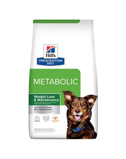 Hill's PRESCRIPTION DIET Metabolic suché krmivo pre psov s kuracím mäsom pre redukciu hmotnosti 4 kg