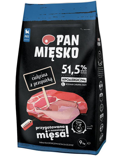 PAN MIĘSKO Teľacie s prepeličím 20 kg