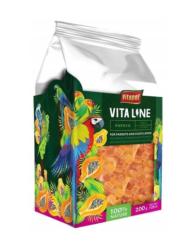 VITAPOL Papája pre papagáje a exotické vtáctvo 200g