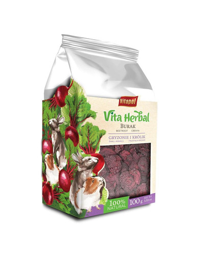 VITAPOL Vita Herbal Cvikla pre králiky a iné hlodavce 100 g
