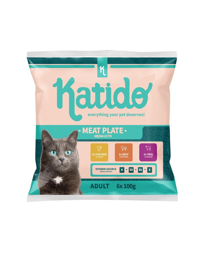 KATIDO mačacie kapsičky 6x100g