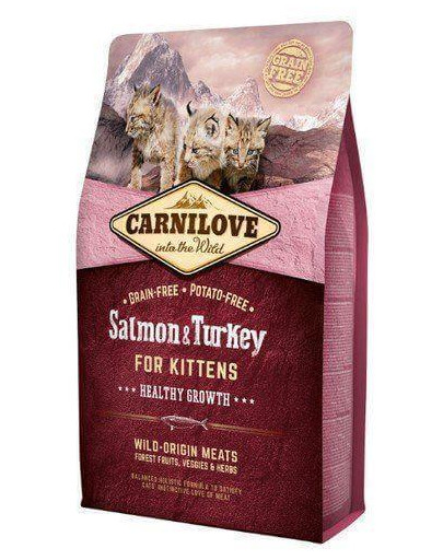 CARNILOVE Salmon & Turkey for Kittens Healthy Growth 6 kg