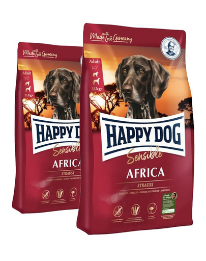 E-shop HAPPY DOG Supreme Africa 8 kg (2 x 4 kg)