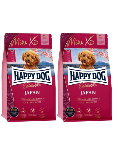 E-shop HAPPY DOG MiniXS Japan 2,6 kg (2x1,3 kg) pre malých a miniatúrnych psov