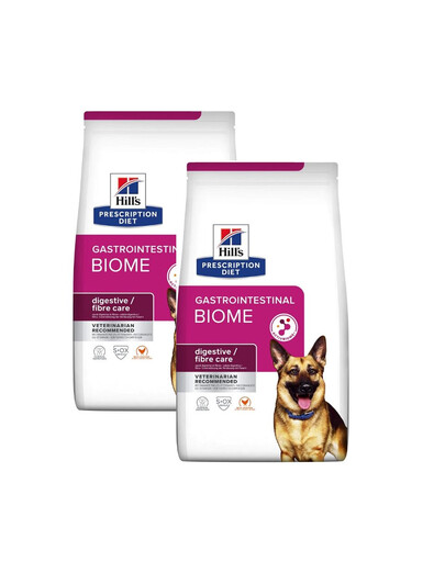 HILL'S Prescription Diet Canine GI Biome 2 x 10 kg - Krmivo pre psy s ochorením tráviaceho traktu