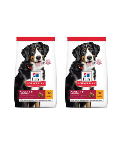 HILL'S Science Plan Canine Large Breed Adult Chicken 2x18 kg