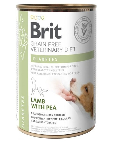 E-shop BRIT Veterinary Diet Diabetes Lamb&Pea 400g