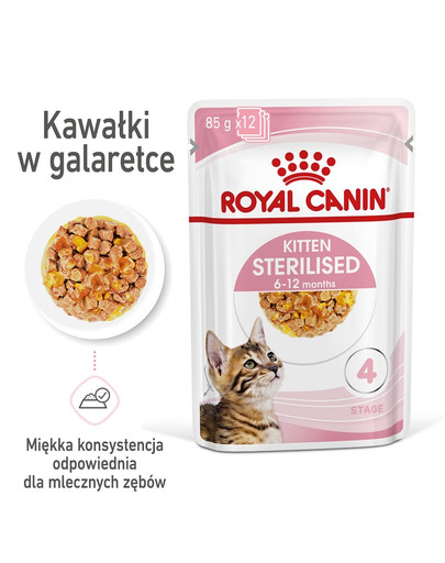 ROYAL CANIN Kitten Sterilised 48 x 85 g