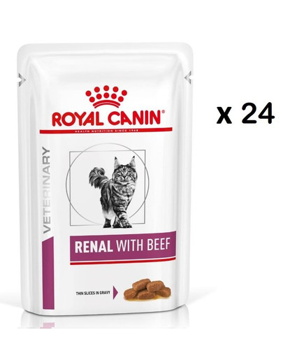 ROYAL CANIN Renal Feline Beef 24 x 85 g