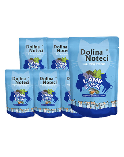 DOLINA NOTECI Superfood jahňacie a teľacie 10x85g