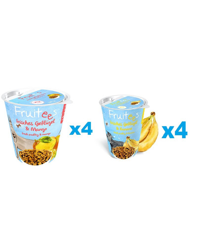 BOSCH Fruitees + Maškrty pre psa 8 x 200 g