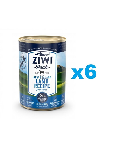 ZIWIPEAK Dog Lamb 6x390 g