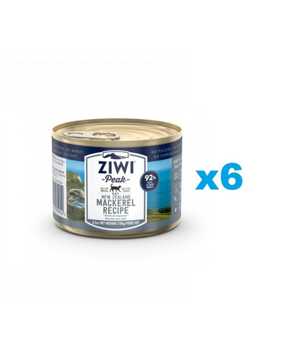ZIWIPEAK Cat Mackerel 6x185 g