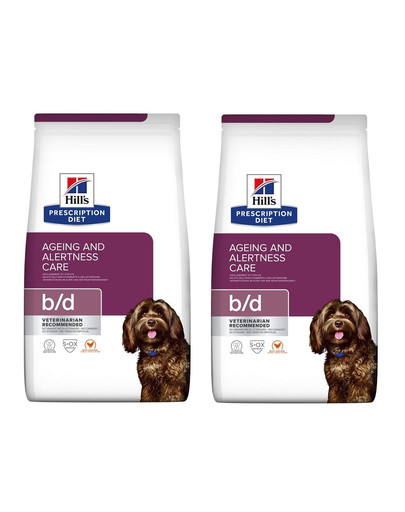 HILL'S Prescription Diet b/d Canine 24 kg (2 x 12 kg)