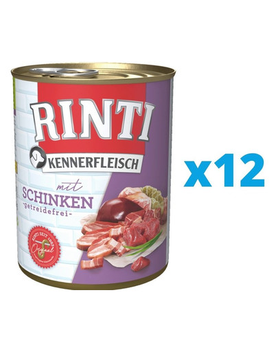 RINTI Kennerfleisch Ham 12 x 800 g