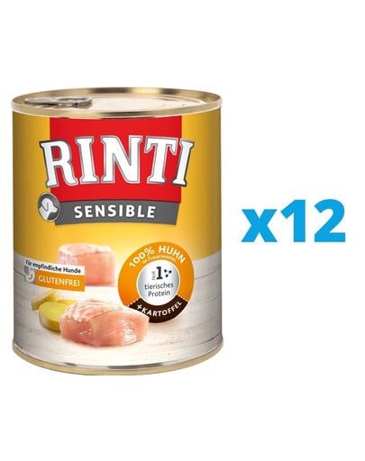 RINTI Sensible Kuracie so zemiakmi 12 x 800 g
