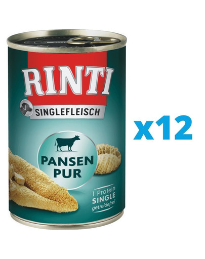 RINTI Singlefleisch Rumen Pure 12 x 400 g