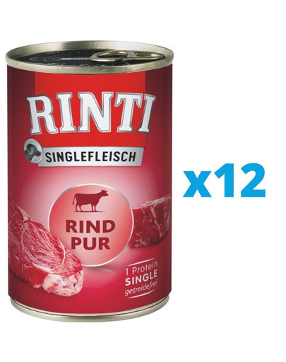 RINTI Singlefleisch Beef Pure 12 x 800 g