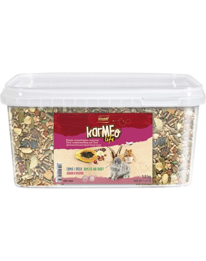 VITAPOL Ovocné krmivo pre škrečka a králika vedro 1,8kg