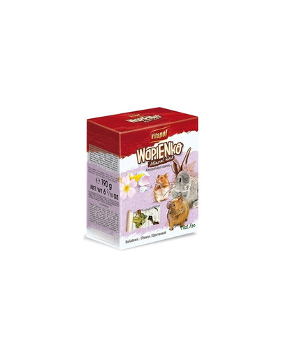 VITAPOL Minerálny kameň pre hlodavce XL kvetový 190 g