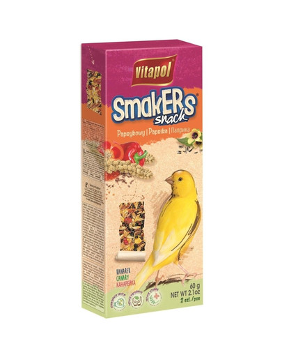 VITAPOL Smakers pre kanárika paprikové 2 ks bal.