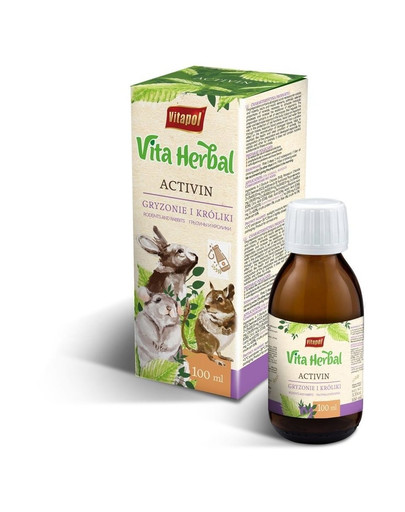 VITAPOL Vita Herbal Activin pre králikov a iné hlodavce 100 ml