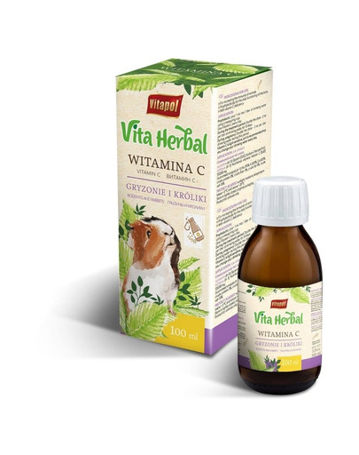 VITAPOL Vita Herbal Vitamín C pre králiky a iné hlodavce 100 ml