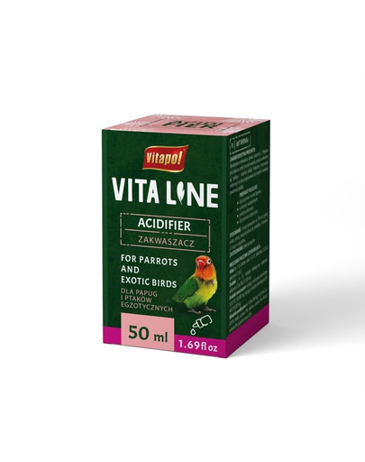VITAPOL Okysľovač pre exotické vtáctvo 50ml