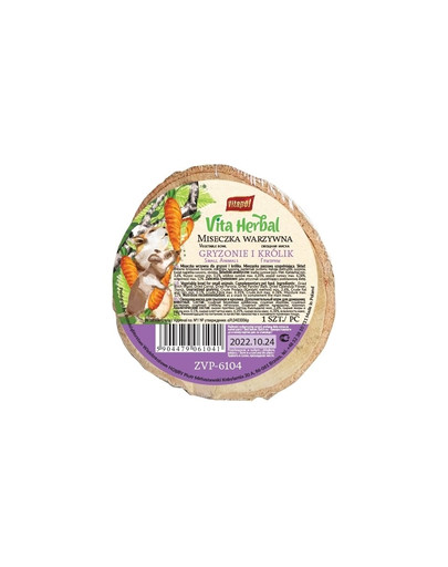 VITAPOL Vita Herbal Zeleninová miska pre hlodavce a králiky