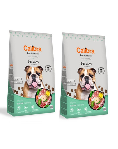 CALIBRA Dog Premium Line Sensitive 24 kg (2 x 12 kg)