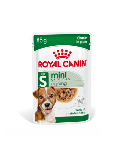 ROYAL CANIN Mini ageing 12+ 24x85 g vlhké krmivo v omáčke pre dospelé psy staršie ako 12 rokov, malé plemená