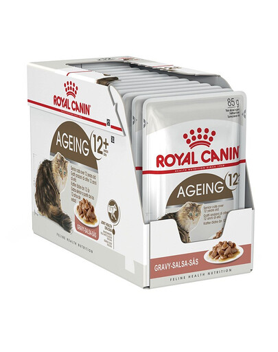 ROYAL CANIN  Ageing +12 24x85 g vlhké krmivo v omáčke pre dospelé mačky