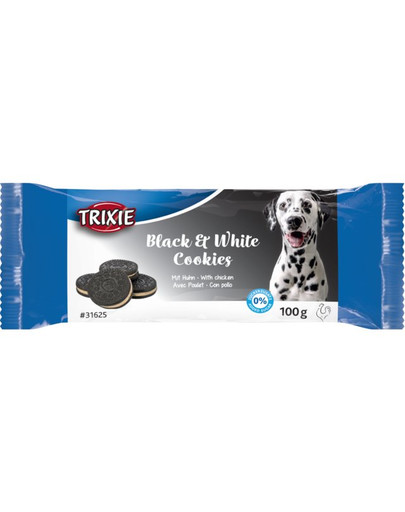 TRIXIE Black & White Cookies kuracie sušienky pre psov 100 g