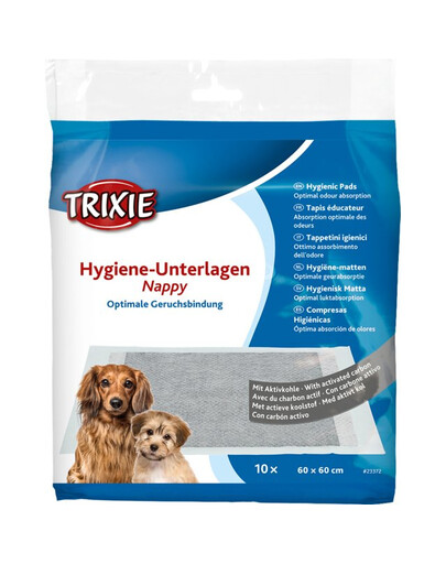 TRIXIE Hygienická podložka s aktívnym uhlím pre šteňatá 60x60cm 10ks