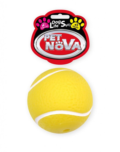 E-shop PET NOVA DOG LIFE STYLE Tenisová loptička, 7 cm, žltá