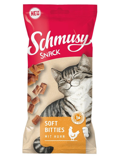 SCHMUSY SNACK Soft Bities mäkké kuracie kúsky 60 g