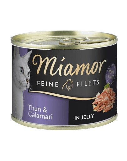 MIAMOR Feline Filets Galatte z tuniaka a kalamárov 185 g