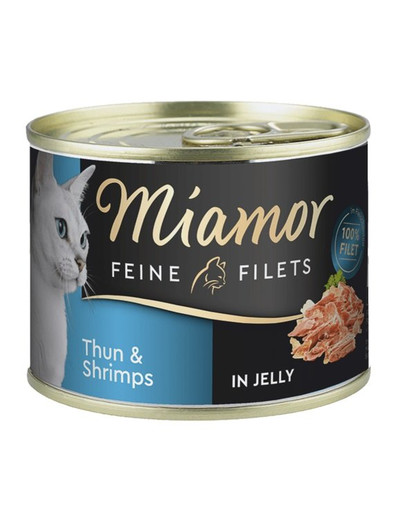 MIAMOR Feline Filets Tuniak a krevety v želé 185 g