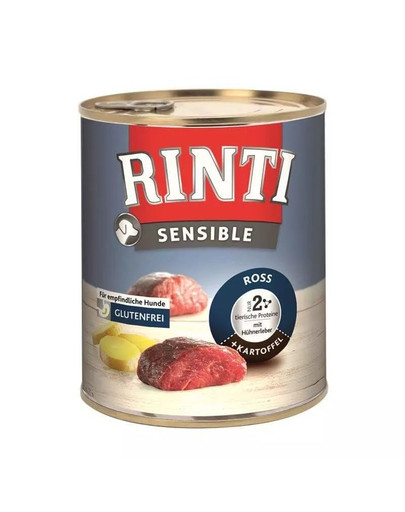 RINTI Sensible Konské mäso, kuracie mäso a zemiaky 800 g
