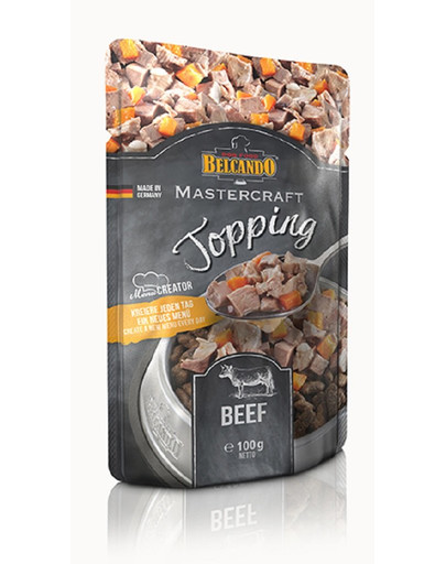 BELCANDO Mastercraft Topping Hovädzie s mrkvou 100 g