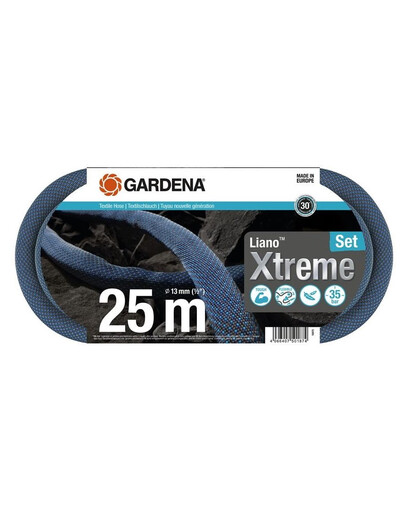 GARDENA Wąż tekstylny Liano Xtreme 25 m zestaw