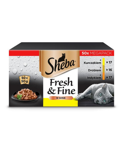 SHEBA Fresh&Fine 50x50 g