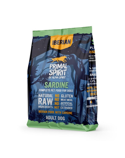 PRIMAL SPIRIT Iberian Sardine Suché krmivo pre psov 1kg